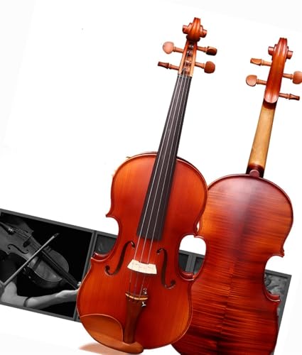 Standard Violine Handgemachte Geige Aus Massivholz Mit Muster Prüfungsklasse Anfänger Erwachsene Musikinstrument Geige(4/4)