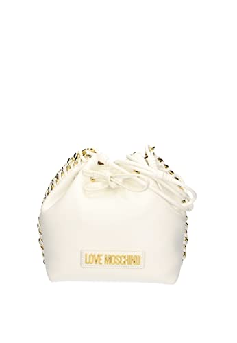 Love Moschino Damen Jc4244pp0gkq0100 Schultertasche, Weiß