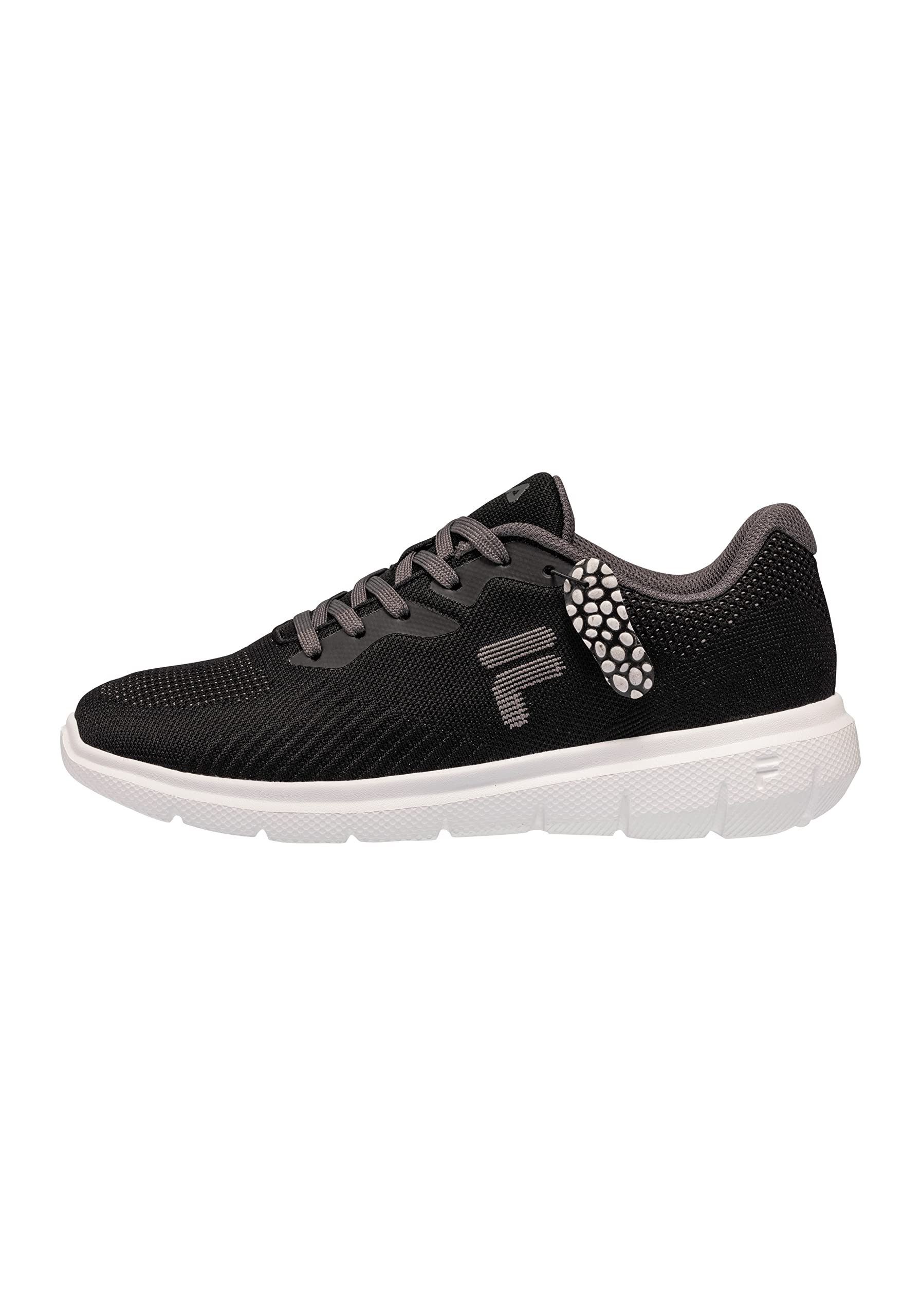 FILA Herren FLEXX Laufschuh, Black-White, 43 EU