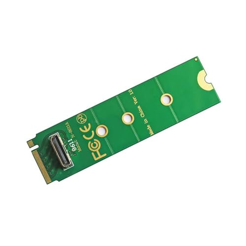 Qsvbeeqj NVMe M.2 auf SFF8611 SFF-8611 Adapter für PCIeX4 NVMe M.2 NGFF SSD