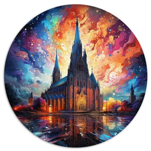 Spielzeug-Puzzle, Göteborger Dom, 1000-teiliges Puzzle, 26,5 x 26,5 Zoll, Puzzle – anspruchsvolles Spiel zum Stressabbau, schwierige Herausforderung