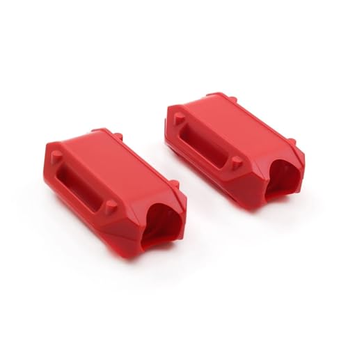 Motorrad Crashbars Motorradteile Motorschutz Schutz Stoßstange Dekorativer Block Modifizierter Sturzbügel Für Alle Durchmesser 25 Mm Zubehör Motorschutz Sturzbügel(Red)