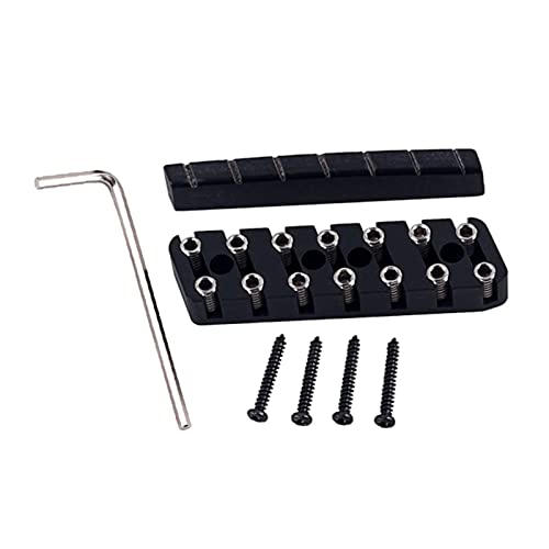 Kontermutter-Set für E-Gitarre, Tremolo-Saiten-Sicherungsmutter mit Inbusschlüssel und Schrauben, E-Gitarrenteile, Gitarrenteile und Zubehör, Brücke für E-Gitarre