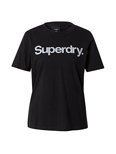 Superdry Damen CL Tee T-Shirt, Ice Marl, M