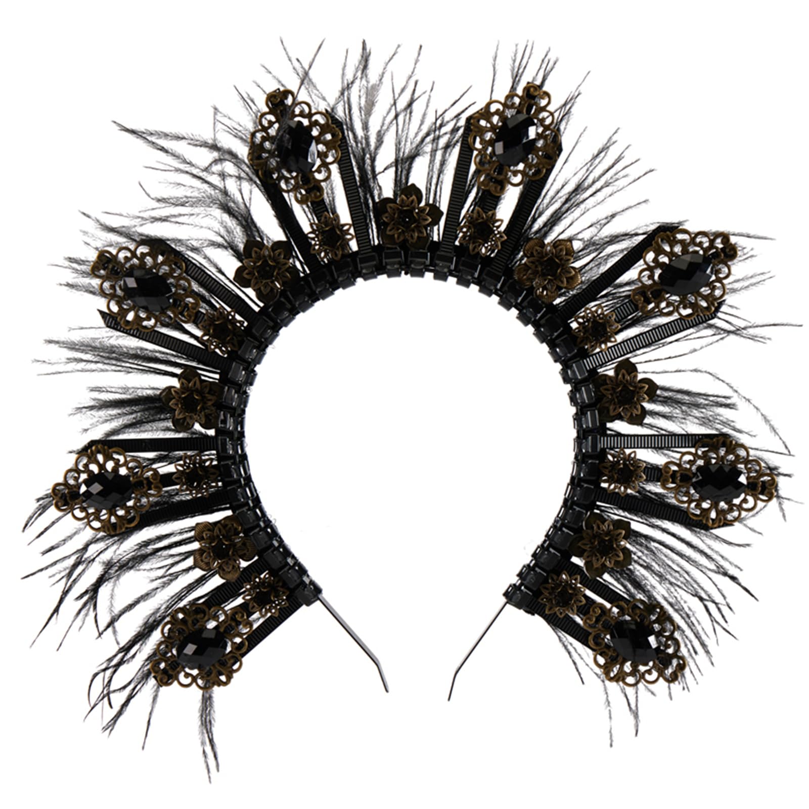 Elnwnnkc Spiked Cosplay Heilige Form Stirnband Festival Haar Karneval Shows Kopfbedeckung Halloween Requisiten