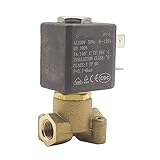 JYZ-3 3 mm N/C 2/2 Wege AC 230 V Messing Eisen Dampf Wasser 2 Position 2 Wege Dampf Gas Magnetventil Wasser 1 Stück