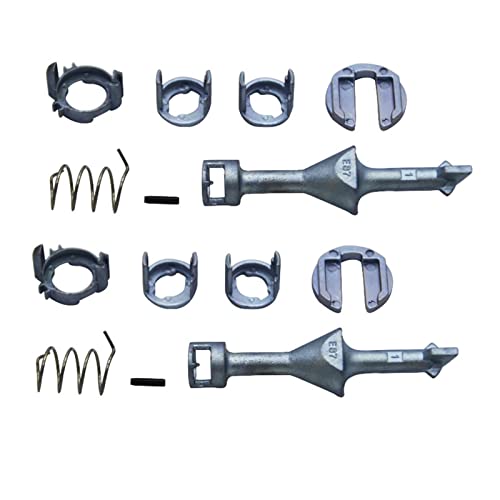 VLZUNO 7 Teile/Satz Links RECHTS Seite TÜRSCHLOSS Barrel REPARATURSATZ PADDEL 73,45 MM, for, E81 E82 E87 E88 2004-2013 Autotür-Schließzylinder