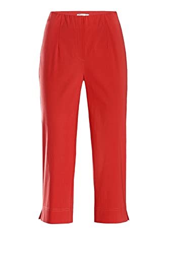 Stehmann Ina-530, Bequeme, stretchige Caprihose Größe 40, Farbe rot