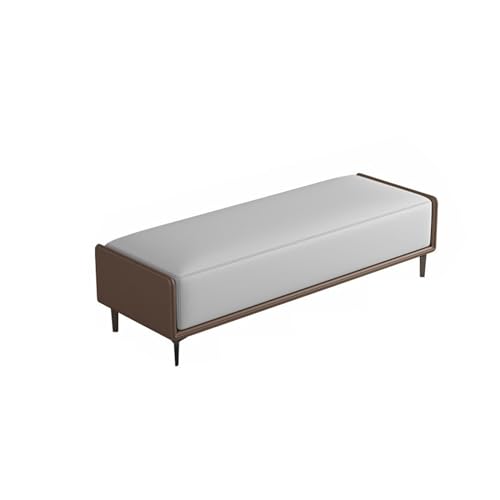 Sitzbank für Schlafzimmer Gepolsterte Eingangsbank, Schlafzimmerhocker aus Stoff, Bank, Nachttischhocker, Esszimmerhocker, for Wohnzimmer, Esszimmer und Schlafzimmer Bettbank(04,175*40*42cm)