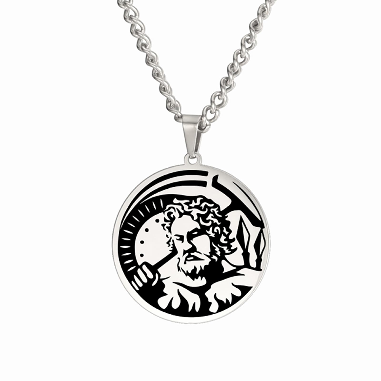 GZHENGZG Vintage Antike Griechische Kriegerin Ägyptische Göttin Anhänger Aphrodite Artemis Apollo Symbol Amulett