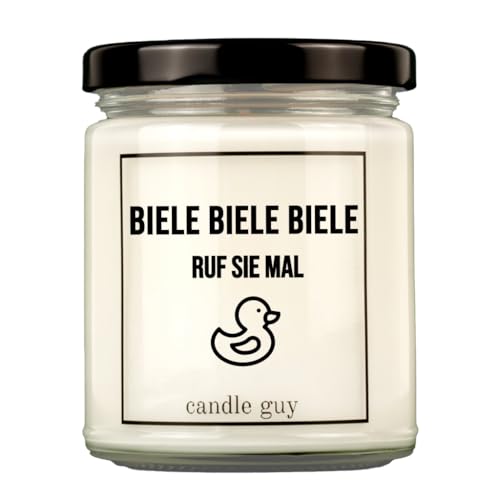 candle guy Duftkerze | Biele Biele Biele | Handgemacht aus 100% Sojawachs | 70 Stunden Brenndauer