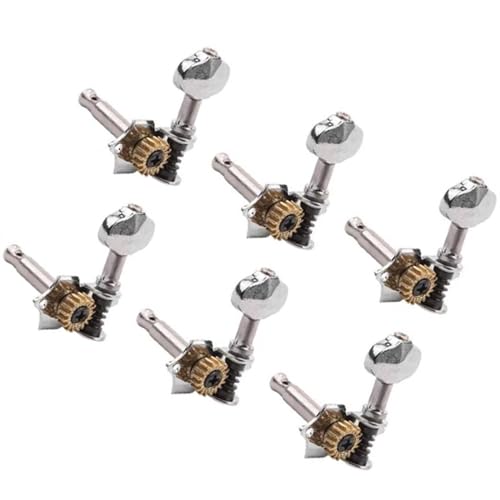 Strings Tuning Pegs Mechaniken Für Gitarre 3L3R 6 Stück Stimmwirbel für Gitarrensaiten, Stimmwirbel, Stimmschlüssel, Ersatzteile