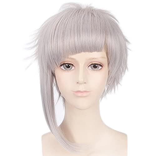 LINLINCD-Wig Anime Cosplay Perücke for Fasching Nachtleben CluI Party Dress Up Perücke Bungou Stray Dog Nakajima Atsushi Original Style Help Trim Cosplay Wig