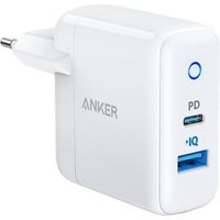 ANKER PowerPort PD+ 2 1xC 20W 1xA 15W Netzteil Weiß EU Plug