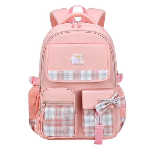 Cartoon Bedruckter Schulrucksack Große Kapazität Lastreduzierender Kinderrucksack Atmungsaktiver Schmutzabweisender Tagesrucksack