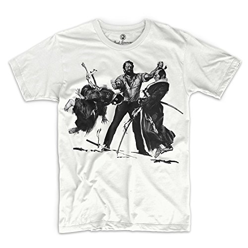 Bud Spencer - Plattfuß räumt auf - T-Shirt (Weiss) (XXL)