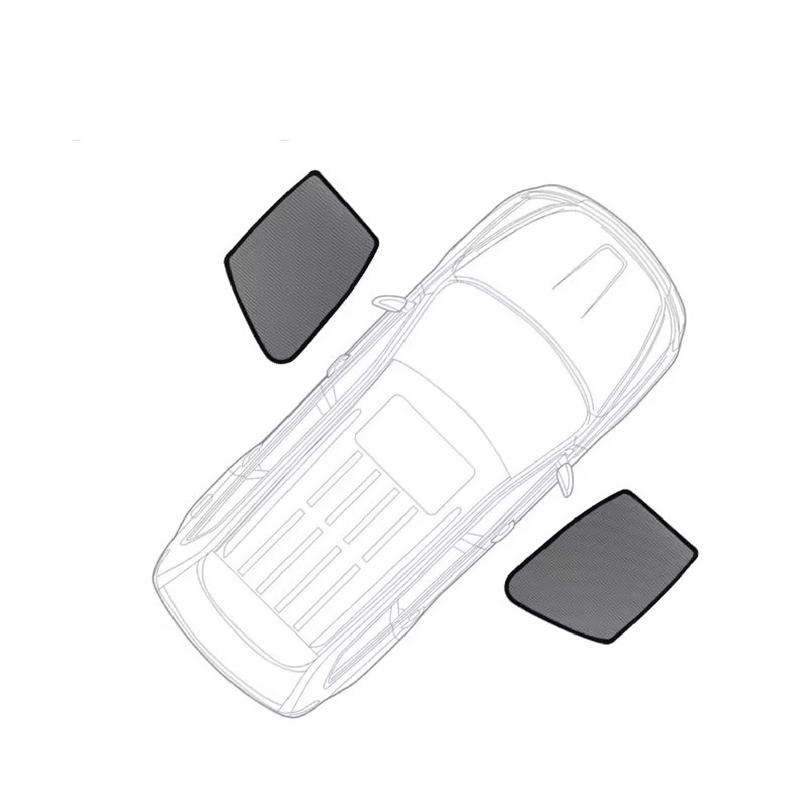 Sonnenschutz Für A4 B7 Limousine 2006 2007 2008 2009 Auto-Sonnenschutzvisier Frontscheibenrahmen Vorhang Sonnenschutzschild Für Die Rückseite des Fensters Auto Sonnenschutz(2 PCs)