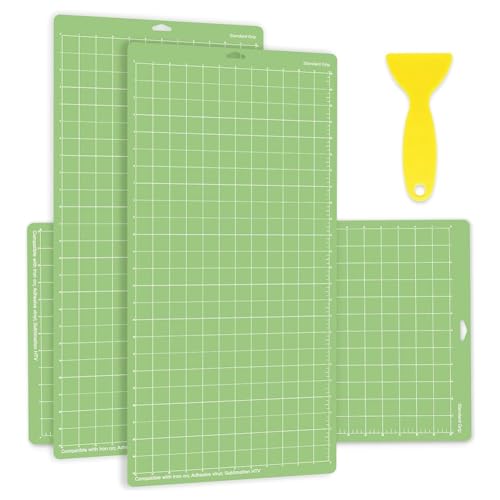 MILUZD 3er-Pack Schneidematten - 12 X 24 Grün Standard-Grip-Schneidematten-Zubehör, Grün