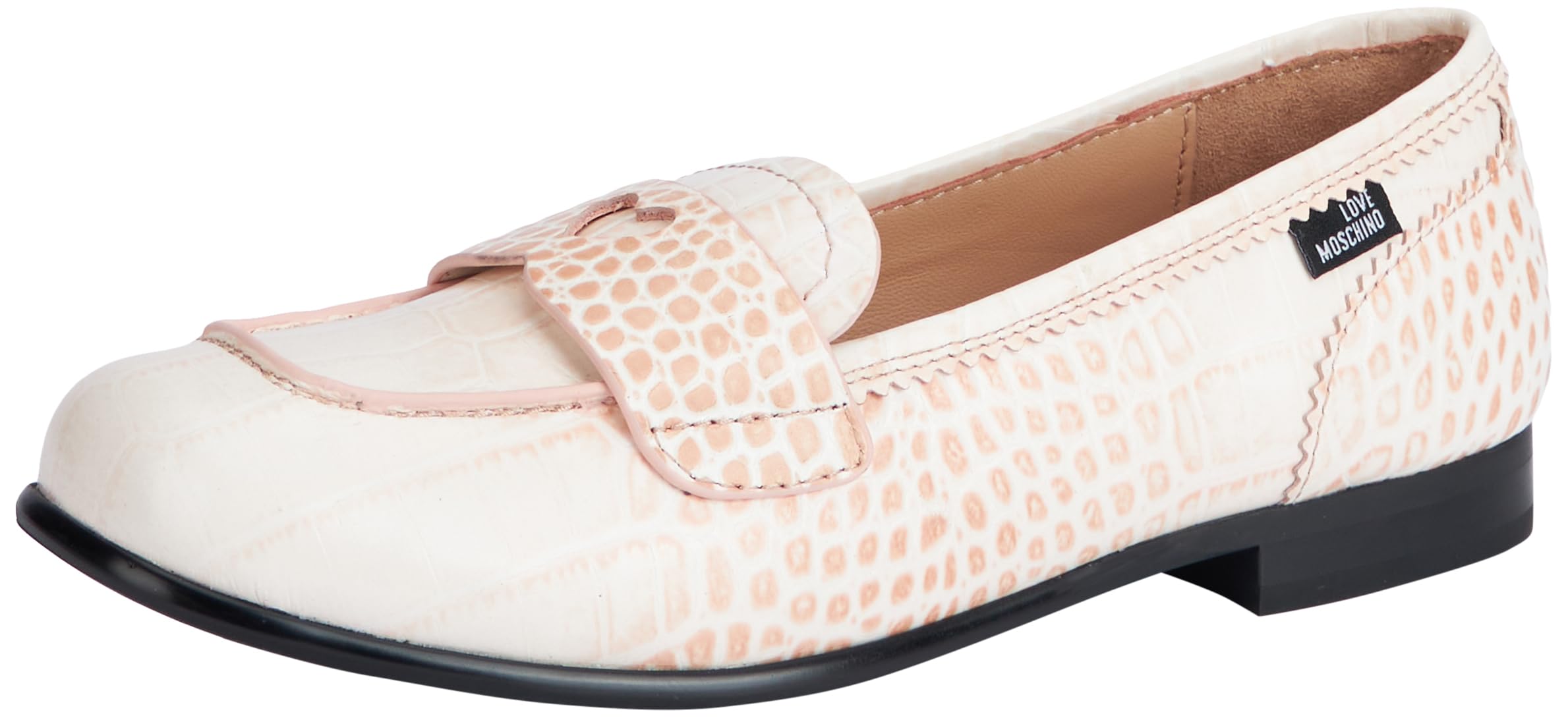 Love Moschino Damen Fahrer-Slipper, Rosa, 41 EU