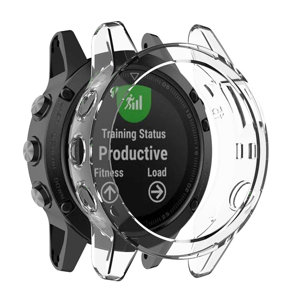 OPKDE Schutzhülle für Garmin Fenix 7 7S 7X Schutzhülle Smart Watch TPU Bumper für Fenix 7 7S 7X Schutzhülle Rahmen Shell Sleeve, For Fenix 7X, Achat