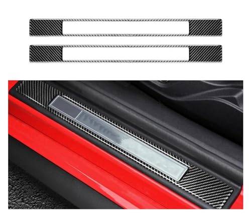 LKRGBXA Zubehör Interieur Real Carbon Fiber Aufkleber Zubehör Innenausstattung Auto Getriebe Shift Panel Abdeckung Für Ford Für Mustang 2005 2006 2007 2008 2009 Auto Innenraum(Silber)