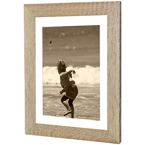 Bilderrahmen Fotorahmen 35x45 cm Sonoma bilderrahmen zum aufhängen MDF picture frames Farbe und 40 verschiedene Größen wählbar ohne Passepartout Rahmen Ayleen