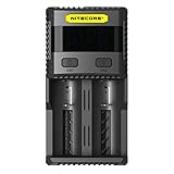 Nitecore SC2 - 2-Schacht-Schnelllader, max. 3A Ladestrom