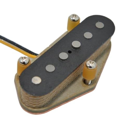 Tonabnehmer Mit Flat Pole Stagger Pole Bridge TL Gitarren-Tonabnehmer Für E-Gitarre e gitarren tonabnehmer (Color : Stagger Bridge 1pcs)