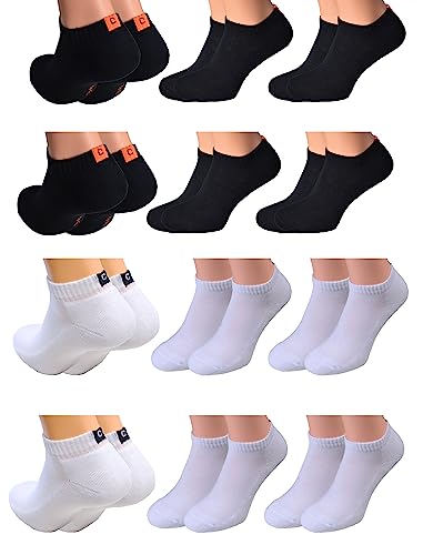 6 Paar weiße und 6 Paar schwarze Herren Damen Sport Sneaker Socken mit Frotteesohle Gr. 39/42 Marke Cocain weiße socken baumwolle fusslinge herren füßlinge schwarz füsslinge herren socken Baumwolle