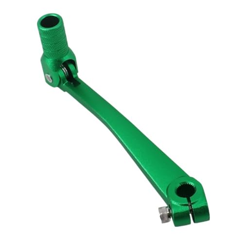 Skdvy Dirt Bike Klappbarer Schalthebel, Klappbarer Schalthebel aus CNC-Aluminium for Motorräder, Zubehör 110/125/140/150/160/250 cc, Dirt Bike Pit Bikes(Green)