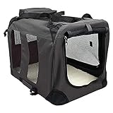 Arquivet Funktionelle Reisetasche für Haustiere, Größe S, 60 x 42 x 42 cm, Transporttasche für Hunde, Katzen und kleine Nagetiere - Transportbox mit Fenster für Haustiere