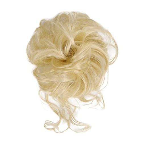 Haarknoten Pieces Curly Chignon Donut Scrunchie for Frauen, unordentlicher Dutt, synthetische, zerzauste Hochsteckfrisur, Haarknoten, Verlängerung, elastisches Haarband Haarschmuck Damen (Color : 102