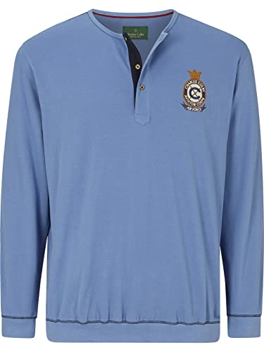 Charles Colby Herren Sweatshirt Earl Quillans blau 3XL (XXXL) - 64/66