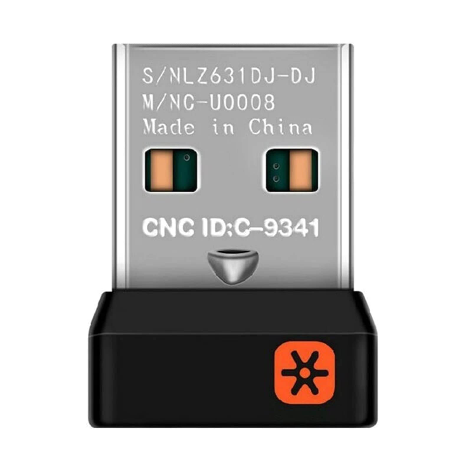 Qsvbeeqj Für USB-Unifying-Empfänger, 2,4 GHz, USB-Stecker für und Tastatur