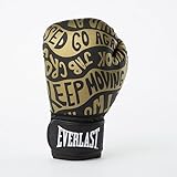 Everlast Unisex – Erwachsene Boxhandschuhe Spark Glove Trainingshandschuh, Schwarz/Gold 14oz