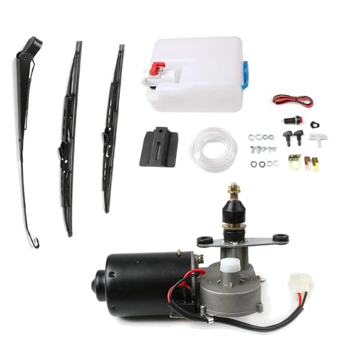 Wischermotor Wischermotoren DC12V 30W Für UTV Elektrischer Scheibenwischermotor-Kit Wischerbaugruppe Für Polaris Für Ranger Waschanlagenbehälter Pumpenflasche Jet-Wischer