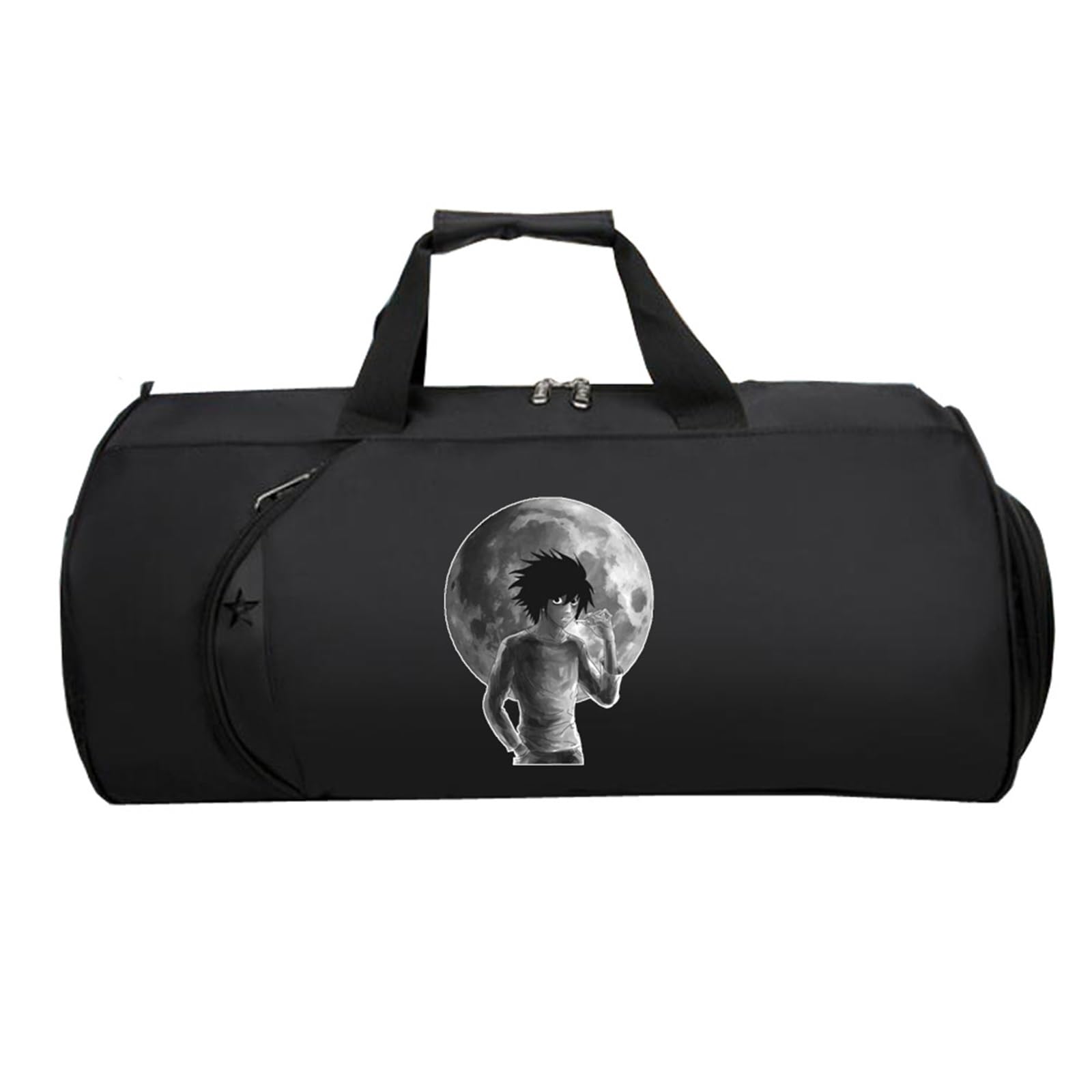 Death No. te Kleine Reisetasche Anime, Faltbare Reisetasche HandgepäCk, HandgepäCk Unisex G.ym Wochenendtasche Flugzeug(Black 18)