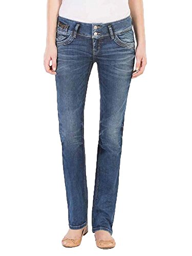 LTB Jeans Damen Jonquil Straight Jeans, Blue Lapis Wash, 24W / 34L