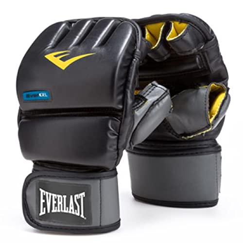 Everlast EverGel Wristwrap Heavy Bag Handschuhe, Größe S/M, Schwarz