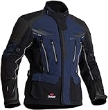 Halvarssons Mora wasserdichte Motorrad Textiljacke (Black/Blue,52)