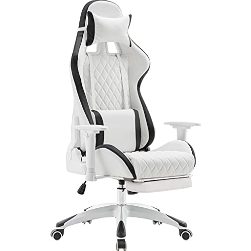 Bürostühle für Zuhause Gaming-Stuhl Gaming-Stuhl Home-Office-Schreibtischstuhl Computer-Rennstuhl Ergonomischer hoher Rücken mit Kopfstütze und Lordosenstütze Schreibtischstuhl für Schlafzimmer Run