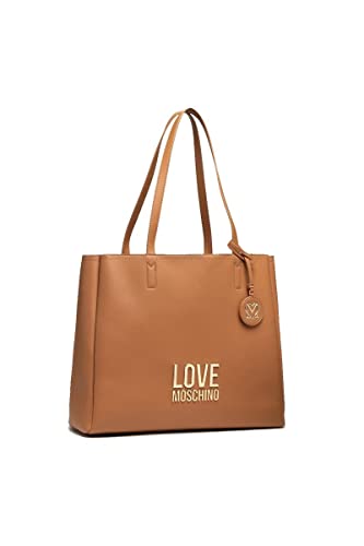 Love Moschino Damen BORSA A SPALLA Umhängetasche, Cuoio