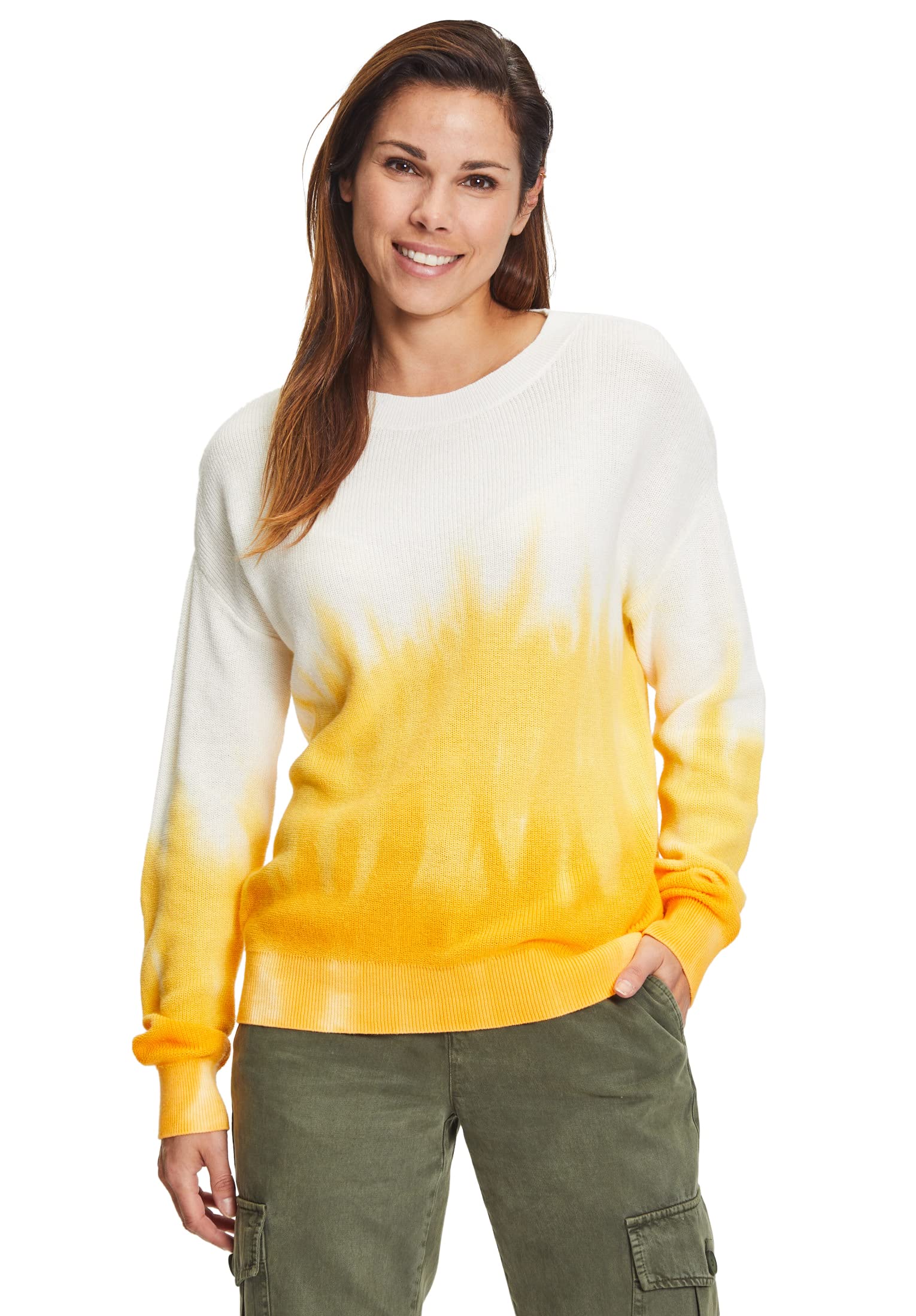 Cartoon Damen 5330/7246 Sweatshirt, Yellow/Cream, L