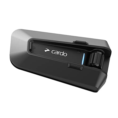 Cardo PACKTALK Edge Motorrad Bluetooth Kommunikationssystem Headset Gegensprechanlage – Einzelpackung