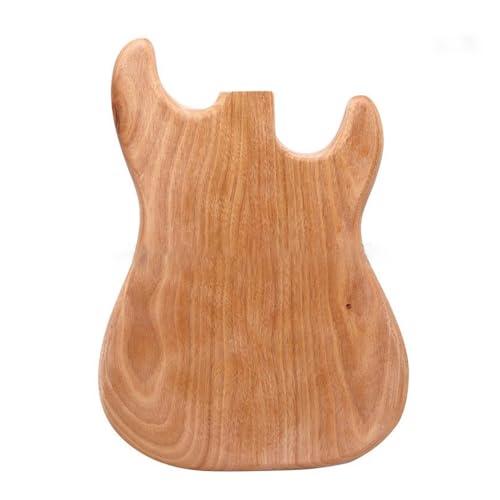 Korpus Okoume Holzfarbe E-Gitarre Korpus Modifikation DIY Zubehör Gitarrenzubehör Halbfertiger Korpus