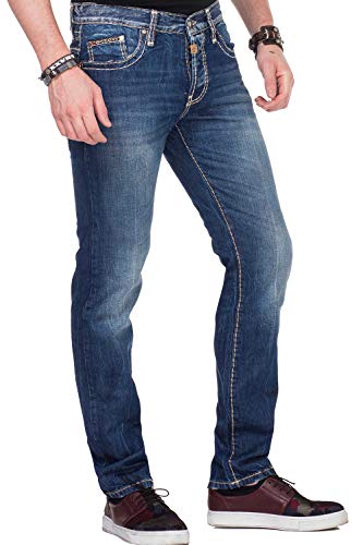 Cipo & Baxx Herren Jeans, Blau (Standard 78), 54