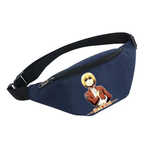 Attack On Ti-tan Bauchtasche Herren, Brusttasche Wasserdicht Unisex, Handytasche Sport Geldgürtel Wandern (Color : Multicolor 5, Size : One Size)