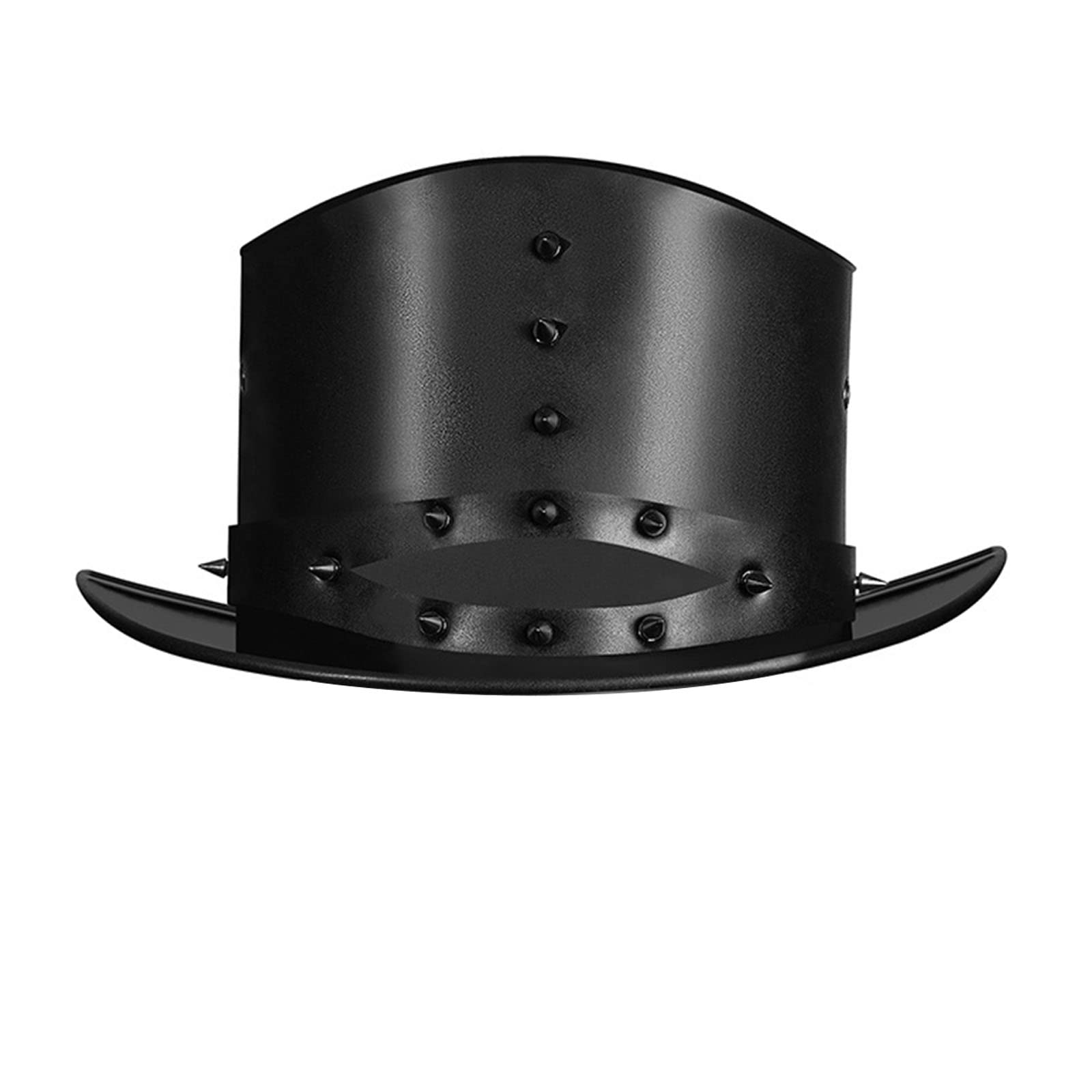 Ranuw Steampunk Männer Mit Brille Punk Zylinder Steampunk BowlerTop Maskerade Halloween Zylinder GothHat Zylinder