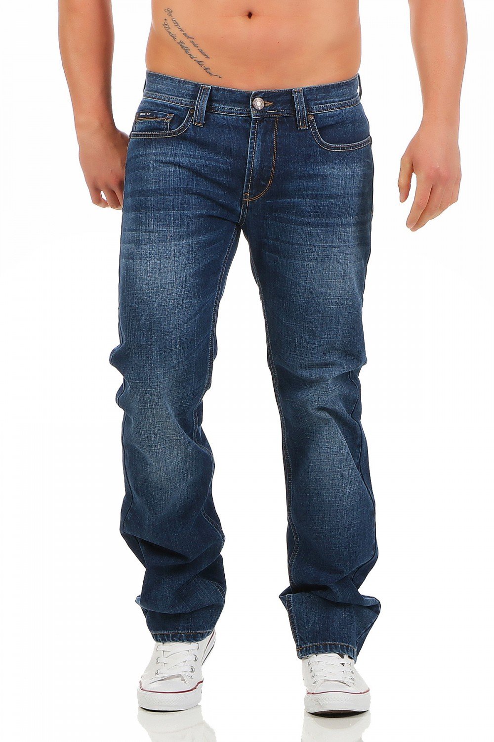 Big Seven Dan Atlanta Wash Regular Fit Herren Jeans, Hosengröße:W38/L32