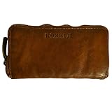 Rokker Damen Brieftasche Groß (Tan)